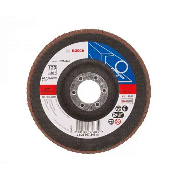 Bosch - Lamelový brusný kotouč na ocel, P120, průměr 125 mm 2608607347