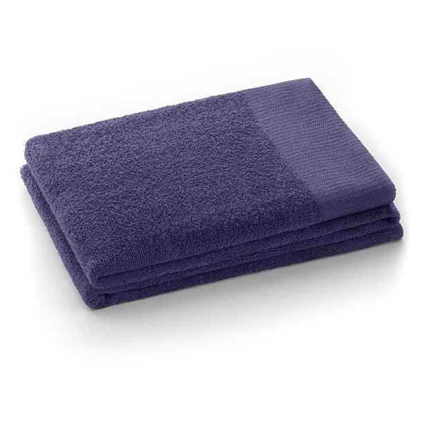 Fialový froté bavlněný ručník 30x50 cm Amari – Restilo