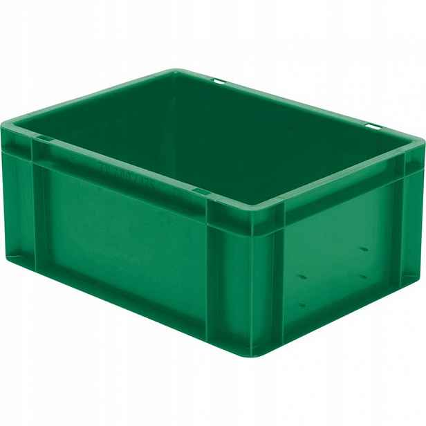 Přepravní box 400x300x175 mm zelený 4 kusy La-ka-pe