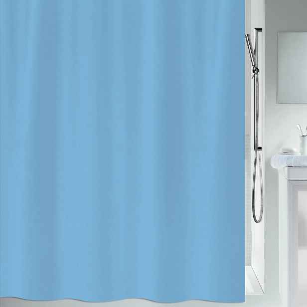 Spirella sprchový závěs Primo, nebesky modrý, 120 x 200 cm, polyester