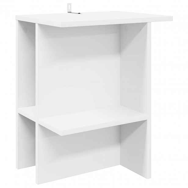 vidaXL Konferenční stolek Bílá 40 x 30 x 49 cm Kompozitní dřevo