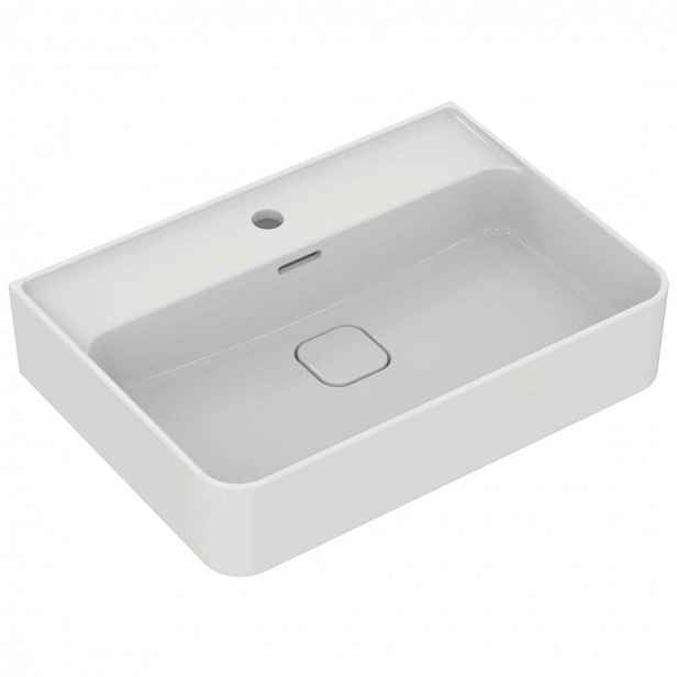 Ideal Standard Strada II - Umyvadlo 60x43 cm, s přepadem, s otvorem pro baterii, s Ideal Plus, bílá T3000MA