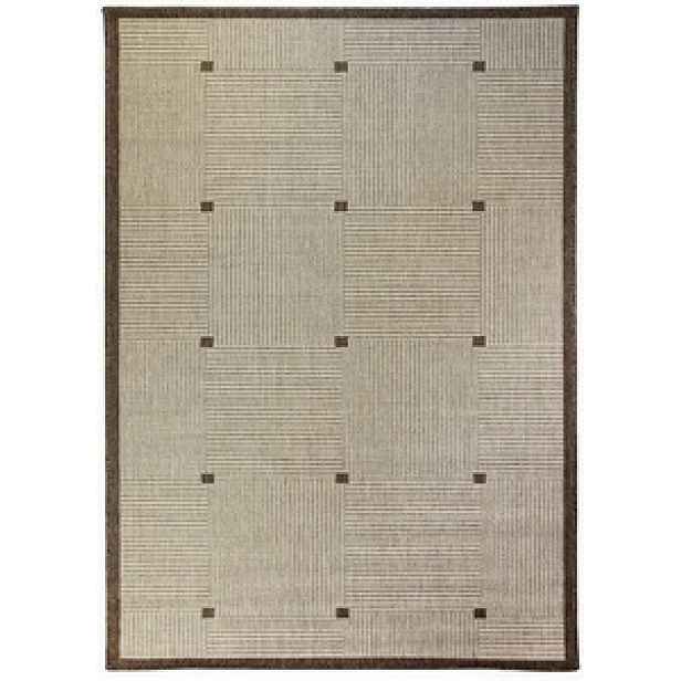 Kusový koberec SISALO/DAWN 633/J84D – na ven i na doma, 66x120, béžová, hnědá, chodba / předsíň, Oriental Weavers