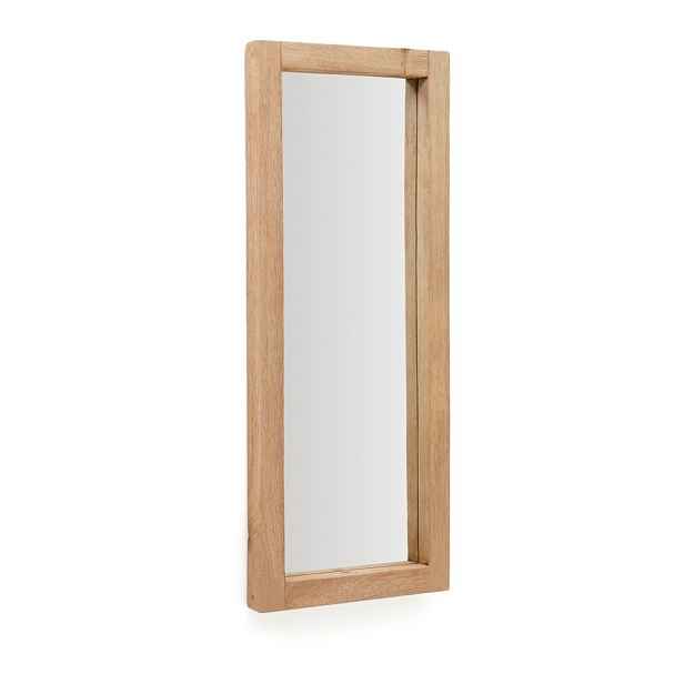 Nástěnné zrcadlo s dřevěným rámem 50x120 cm Maden – Kave Home