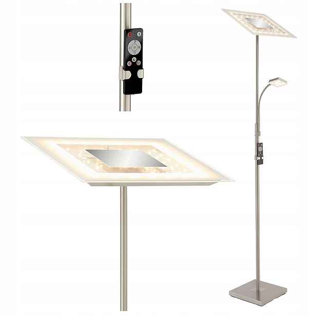 Stojací stojací Led lampa s dálkovým ovládáním Variabilní Barvy Cct pro čtení 180 cm