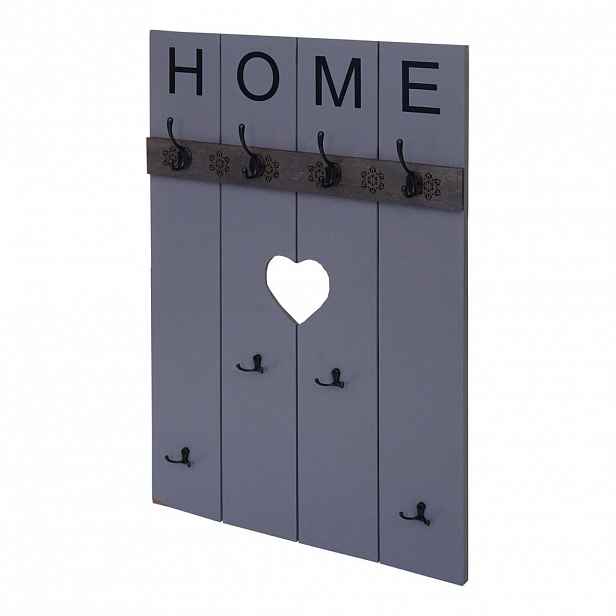 MCW NÁSTĚNNÁ SKŘÍŇ HOME SHABBY-LOOK Šedá, modrá