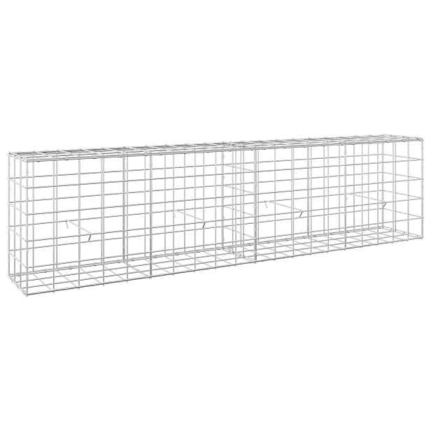 vidaXL Gabion s drátem 3,5 mm a síťkou 10x10 cm 200x30x50 cm