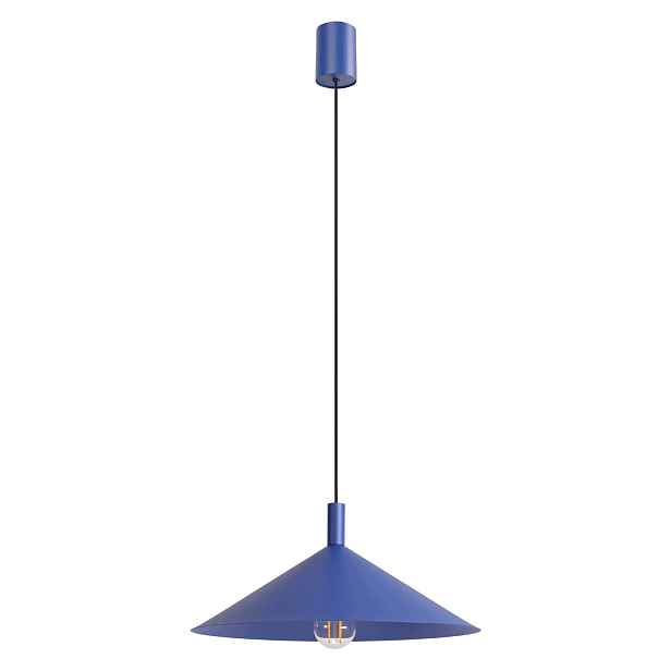 Závěsná stropní lampa ultramarínová Osvětlení modré Nox 40 Sollux