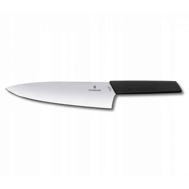 Nůž šéfkuchaře Victorinox Swiss Modern 20 cm široké ostří, černý