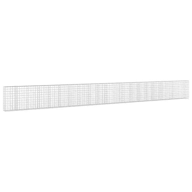 vidaXL Gabion s drátem 3,5 mm a síťkou 10x10 cm 1050x30x100 cm
