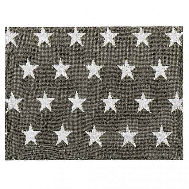 Dakls Prostírání Stars šedá, 33 x 48 cm