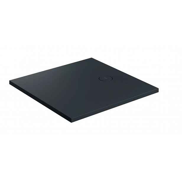 OMNIRES Aquarock M+ - Sprchová vanička 90x90 cm, matná černá AQUAROCK90-KBLV
