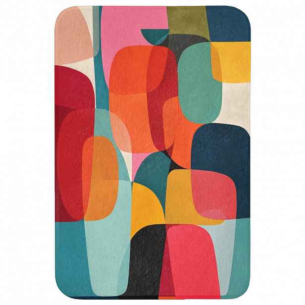 OnlyWow WC PŘEDLOŽKA Tvary - barevné - abstraktní - letadla 60x90 cm