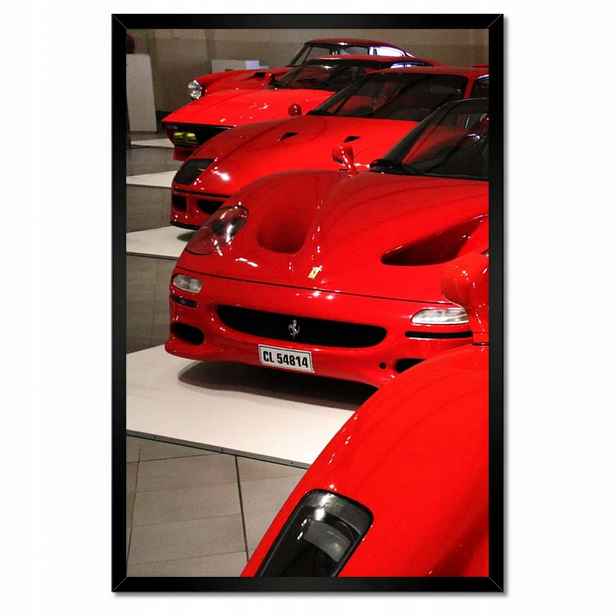 Plakáty v rámu 40x60 Červené Ferrari