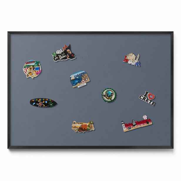 TULUP MAGNETICKÁ TABULE 100x70 cm černý rám – Tmavě modrá barva