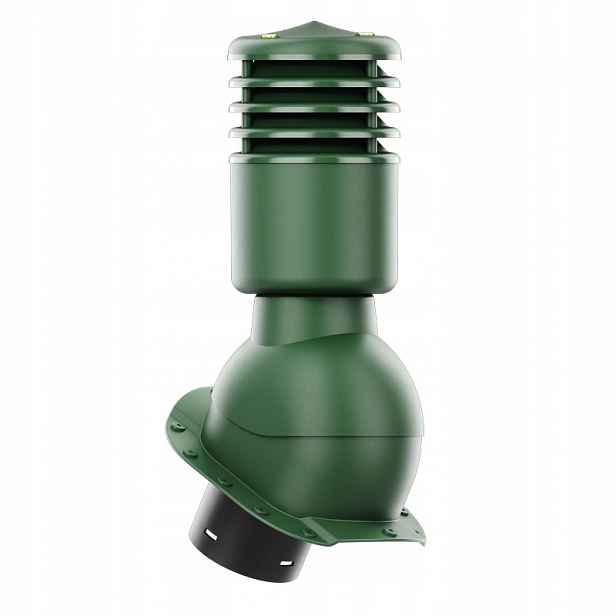 Větrací komín Smartline profil A fi 125 mm, zateplený, zelený