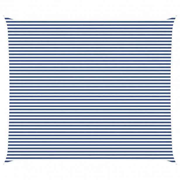 vidaXL Sluneční plachta Modrá a bílá 7 x 6 m 100% polyester Oxford