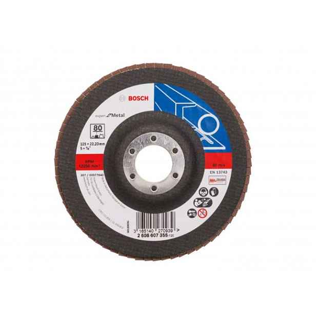 Bosch - Lamelový brusný kotouč na ocel, P80, průměr 125 mm 2608607355