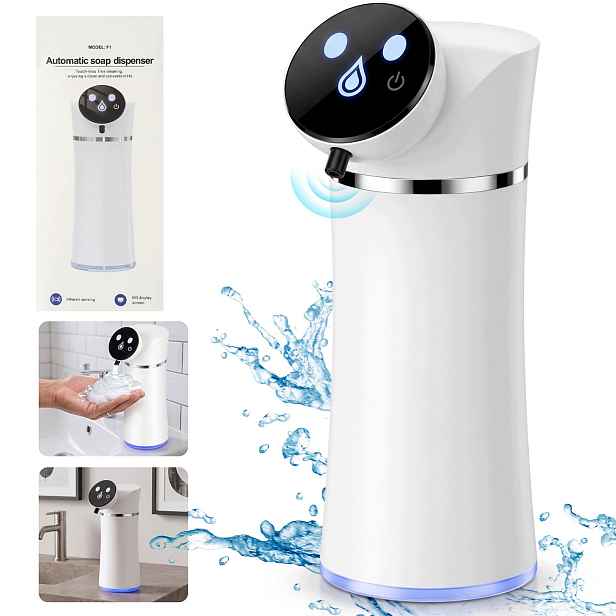 Dávkovač Tekutého Mýdla, Automatický Bezdotykový Senzor, Dávkovač 420 ML
