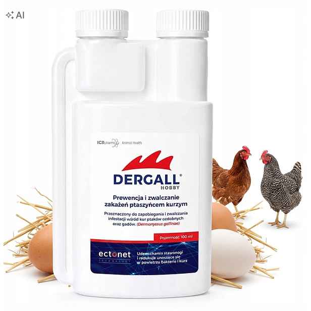 Dergall Hobby 100 ml Postřikovač ptactva slepičího do kurníku 100 ml