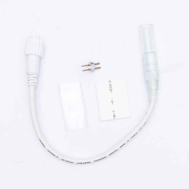 Přípojka mezi LED hadicí a Easy Fix 0,25 m, bílý, samičí IP44
