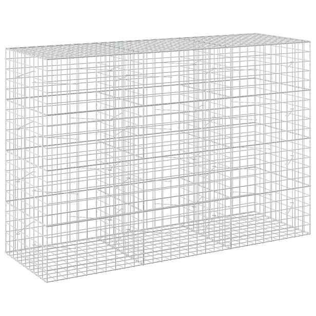 vidaXL Gabion s drátem 3,5 mm a síťkou 10x10 cm 300x100x200 cm