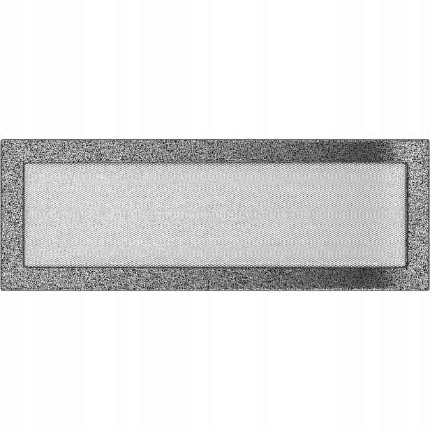 Ventilační mřížka 17x49 černo-stříbrná