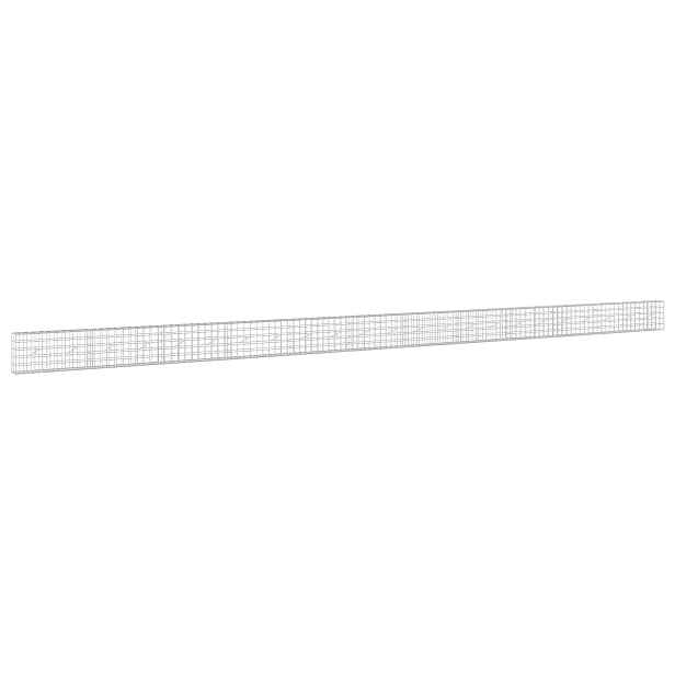 vidaXL Gabion s drátem 3,5 mm a síťkou 10x10 cm 1150x20x50 cm