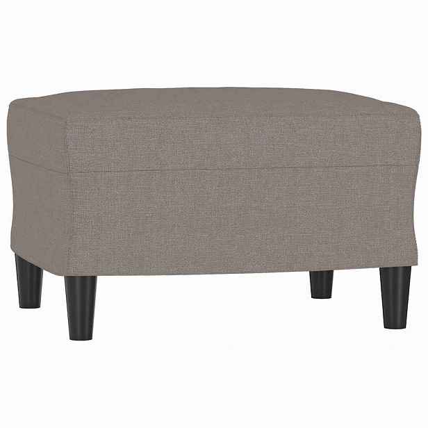 vidaXL Podnožka taupe 60 x 50 x 41 cm textil