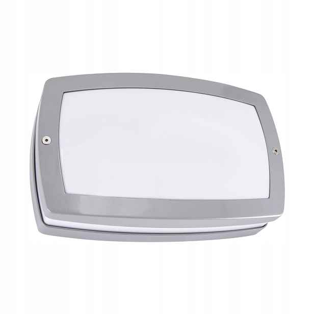 Led fasádní nástěnné svítidlo 8W IP54 Šedá/Bílá Solina Struhm