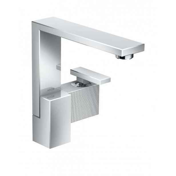 Axor Edge - Umyvadlová baterie s výpustí Push-Open, chrom/diamantový brus 46021000