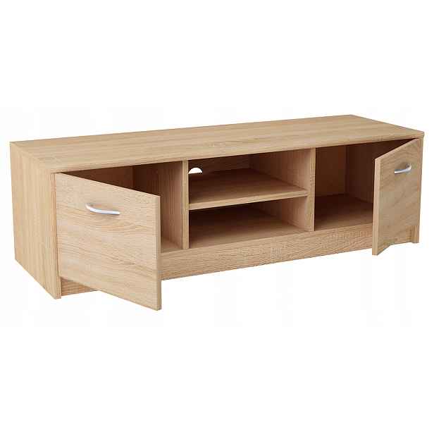 Skříňka Rtv stolek 2DC 120 cm Sonoma komoda regál Rob