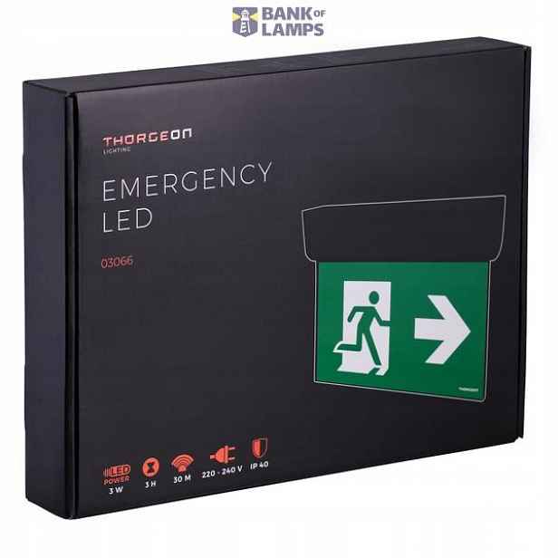 Thorgeon nouzové Led svítidlo 3 W 3 h 30 m 03066