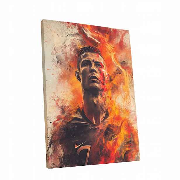 Obraz na plátně Cristiano Ronaldo CR7 do domu, pokoje, obýváku dárek 60x80 cm