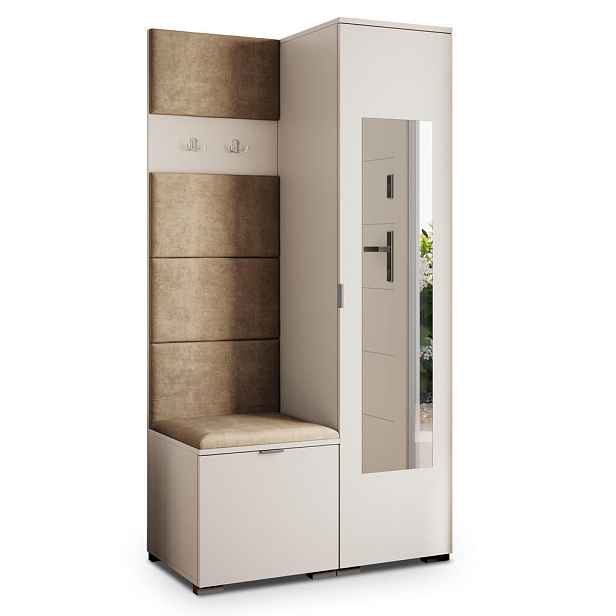 MASSENO MODERNÍ PŘEDSÍŇOVÁ SESTAVA VIRA, 95/181/51 cm, kašmírová