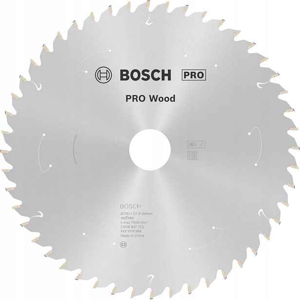 Hm kotouč na dřevo 216x1,7/1,2x30 mm 48Z Bosch Standard Wood