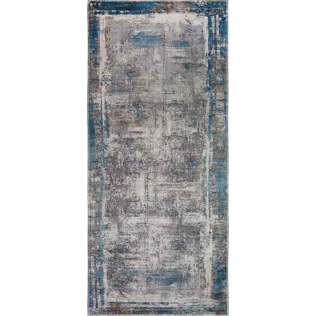 Modrý pratelný běhoun 80x300 cm Abstract Colors Blue – Vitaus