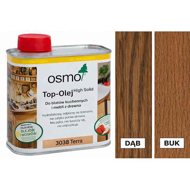 Osmo 3038 Top-Olej Terra 0,5L olej na kuchyňské pracovní desky a nábytek