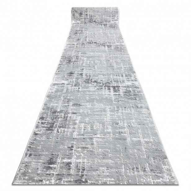 rugsX BĚHOUN Strukturální MEFE 8722 dvě úrovně rouna šedá / bílá 70 cm 70/100 cm