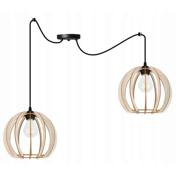 Závěsné Stropní Svítidlo Dřevěný Lustr Moderní Boho Do Jídelny