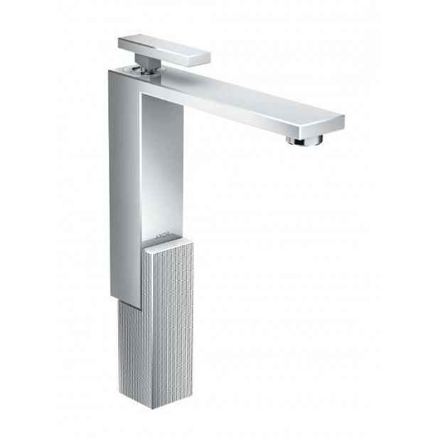 Axor Edge - Umyvadlová baterie s výpustí Push-Open, chrom/diamantový brus 46031000