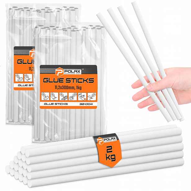 Lepidlo Na Horkou Pistoli Lepicí Vložky Bezbarvé 11 x 300 mm 2kg Les P3