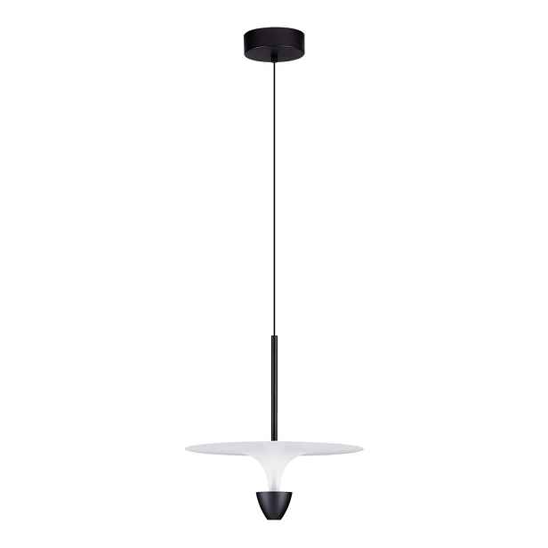 Matně černé hliníkové LED závěsné svítidlo ø 34 cm Topio – Nova Luce