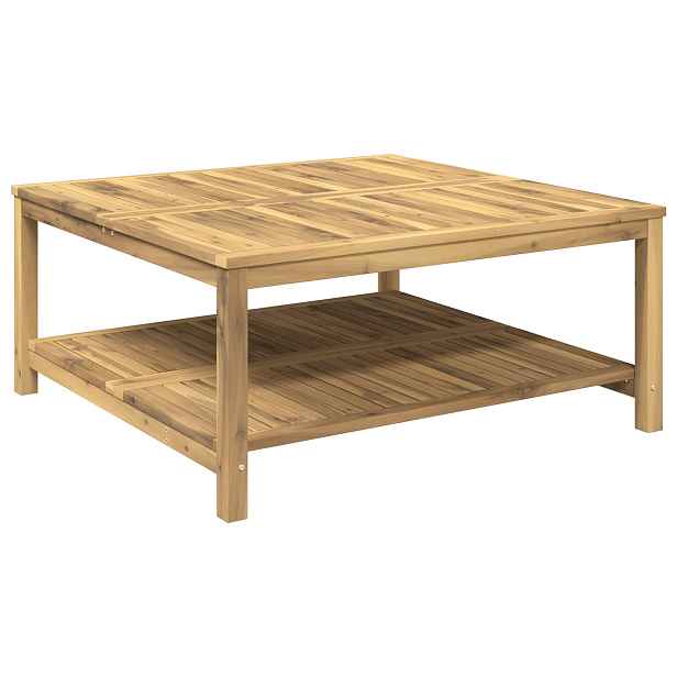 vidaXL Konferenční stolek Bílá omítka 100,5 x 98 x 45 cm