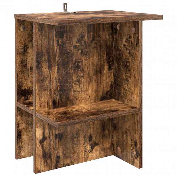 vidaXL Konferenční stolek Kouřový dub 40 x 30 x 49 cm Kompozitní dřevo