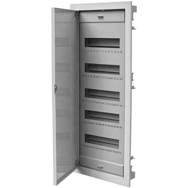 Podomítkový Rozvaděč S 60 Moduly Pawbol C.1560 Kovové Dveře