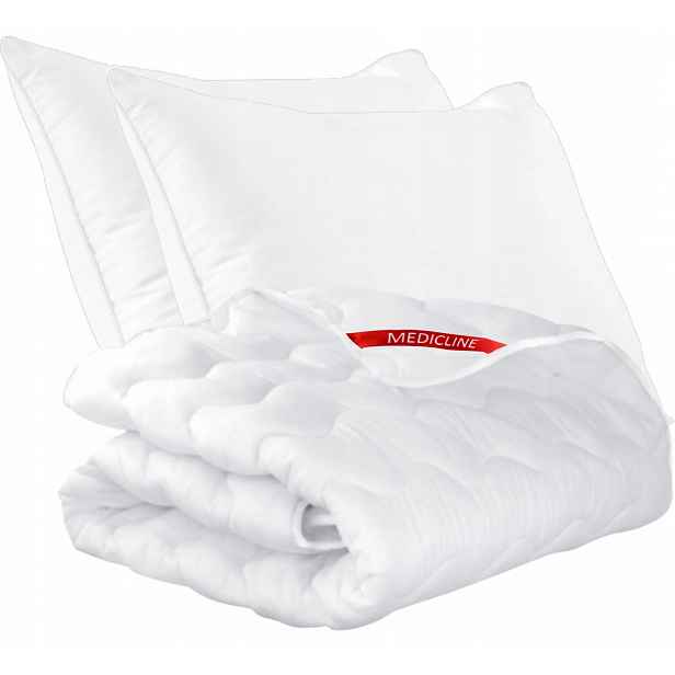 Celoroční Přikrývka Antialergická 180x200 Medicline 2 Polštáře 70x80 Soft