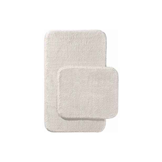 Krémové koupelnové předložky v sadě 2 ks 50x90 cm Plush – Mila Home
