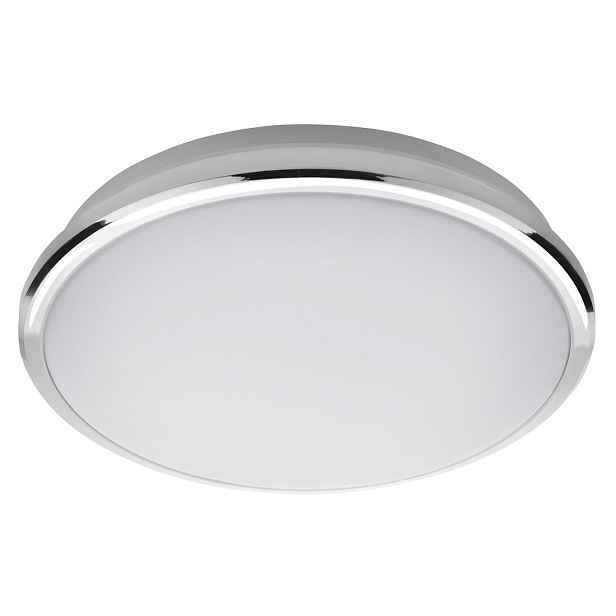 Sapho SILVER stropní LED svítidlo;  o 28cm; 10W; 230V; studená bílá; chrom