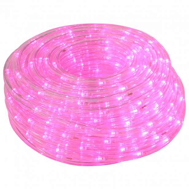 vidaXL Vánoční LED světelný had 480 LED Růžová 20 m